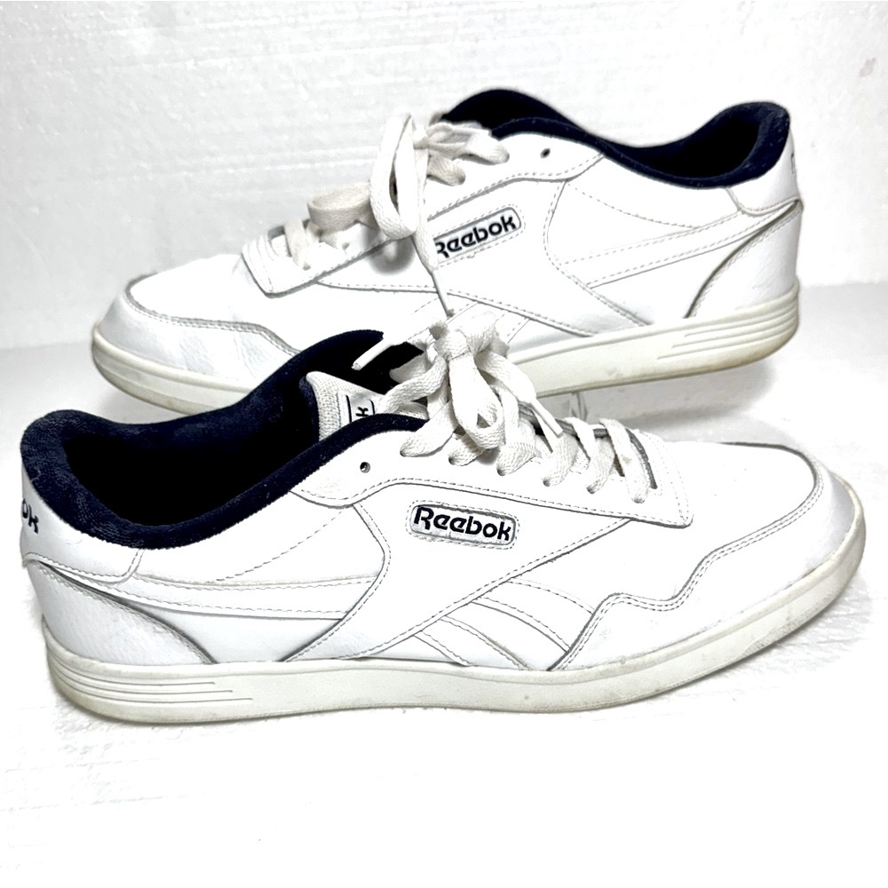 Reebok Men's White and Black Sneakers